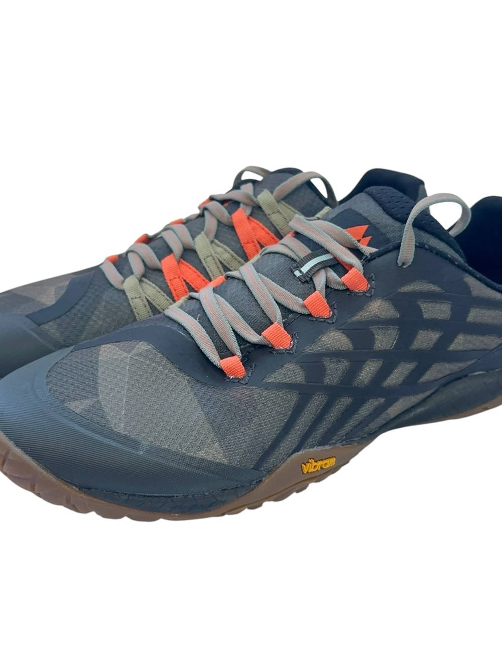 Merrell Trail Glove 4 Hiking Shoes Mens Size 9.5 Barefoot Vibram Sole Gray NEW